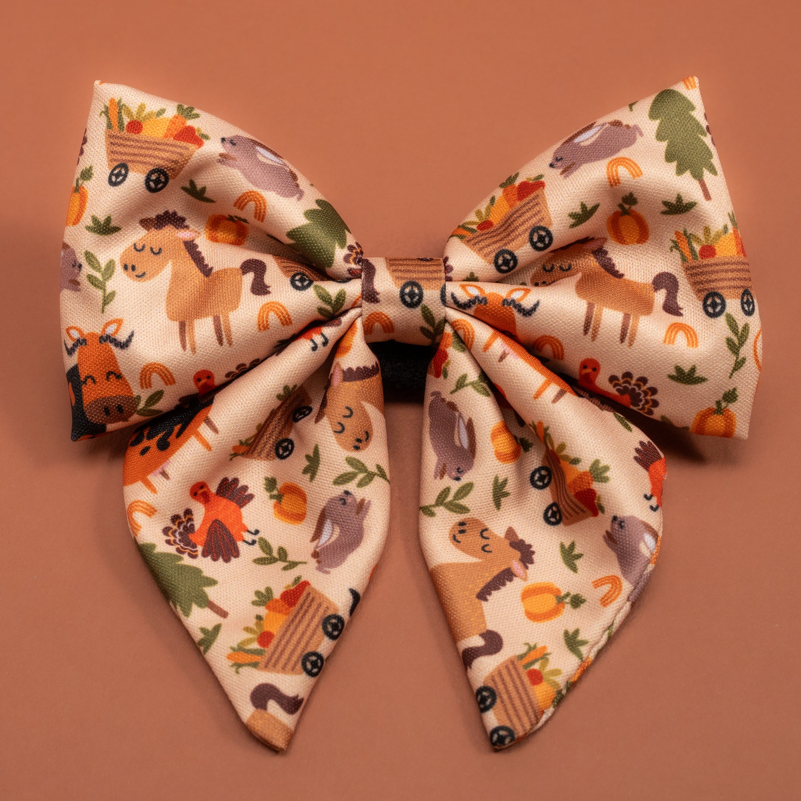 Whimsical Farm Sailor Bow Tie