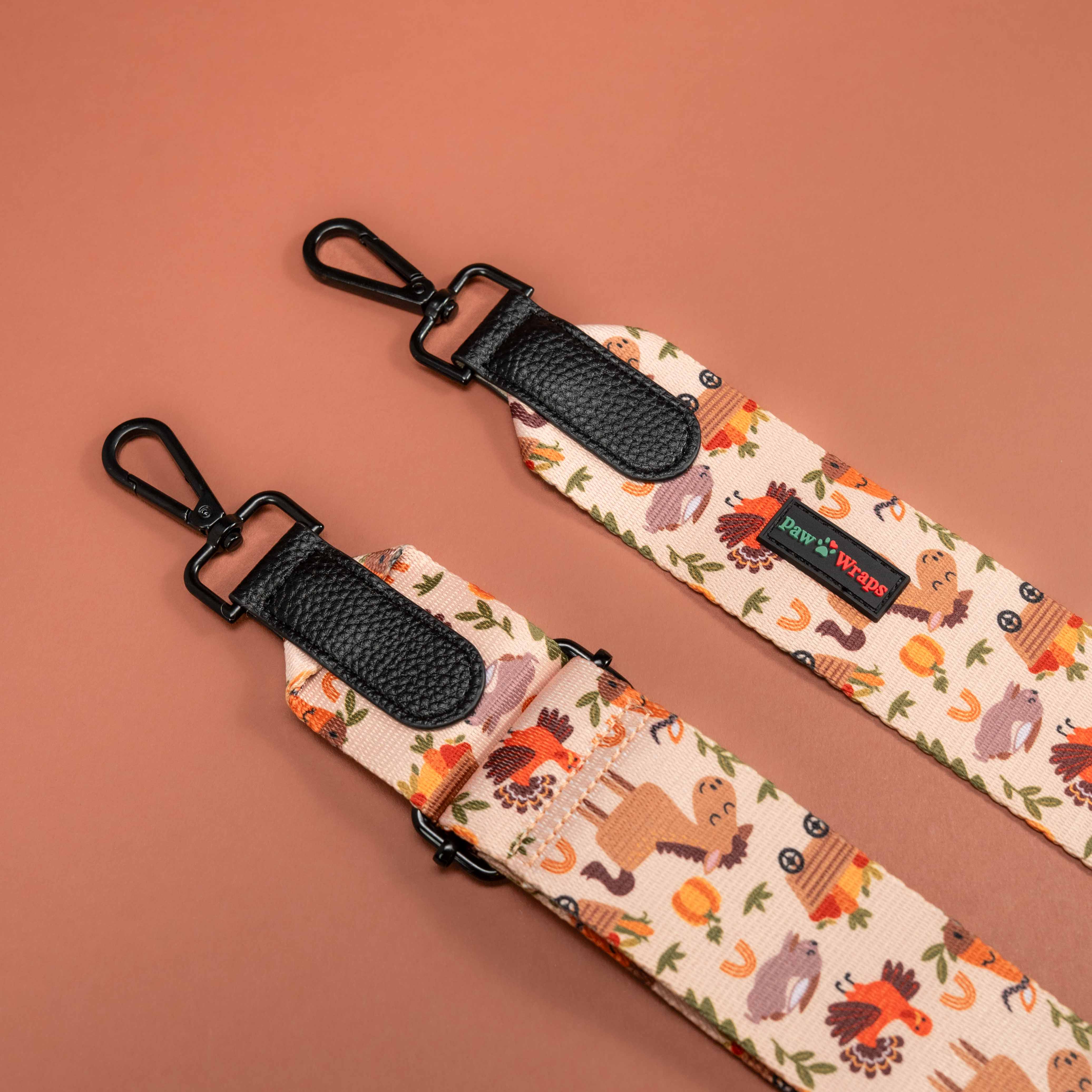 Paw Wraps Dog Walking Bag Strap Whimsical Farm Dog Walking Bag Strap