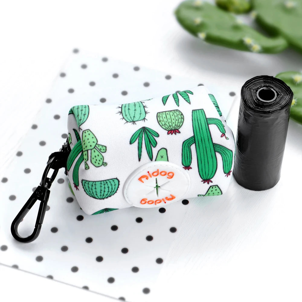 Fresh Spring Printed Dog Poop Bag Holder