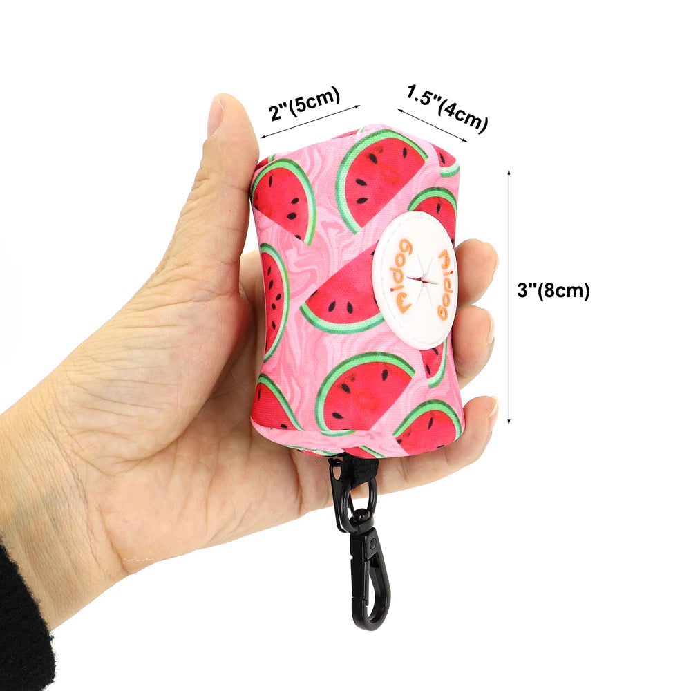 Fresh Spring Printed Dog Poop Bag Holder