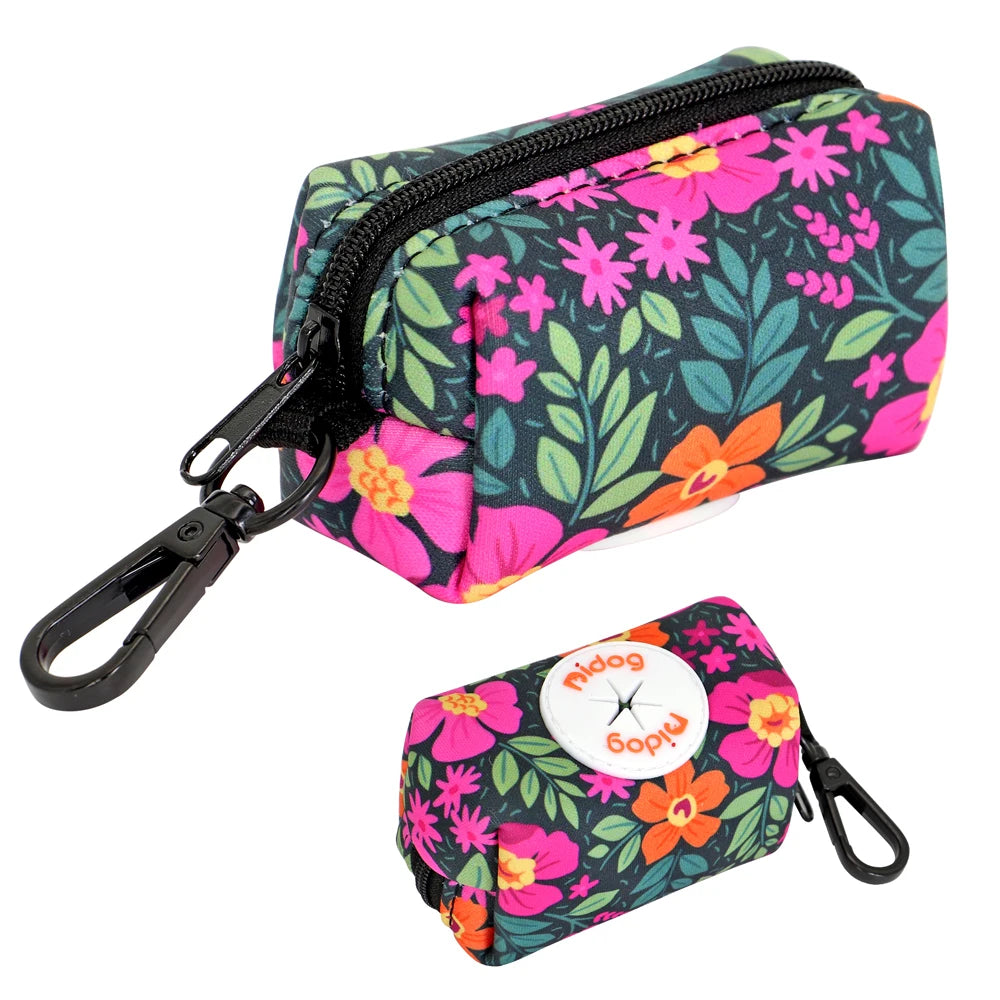Fresh Spring Printed Dog Poop Bag Holder