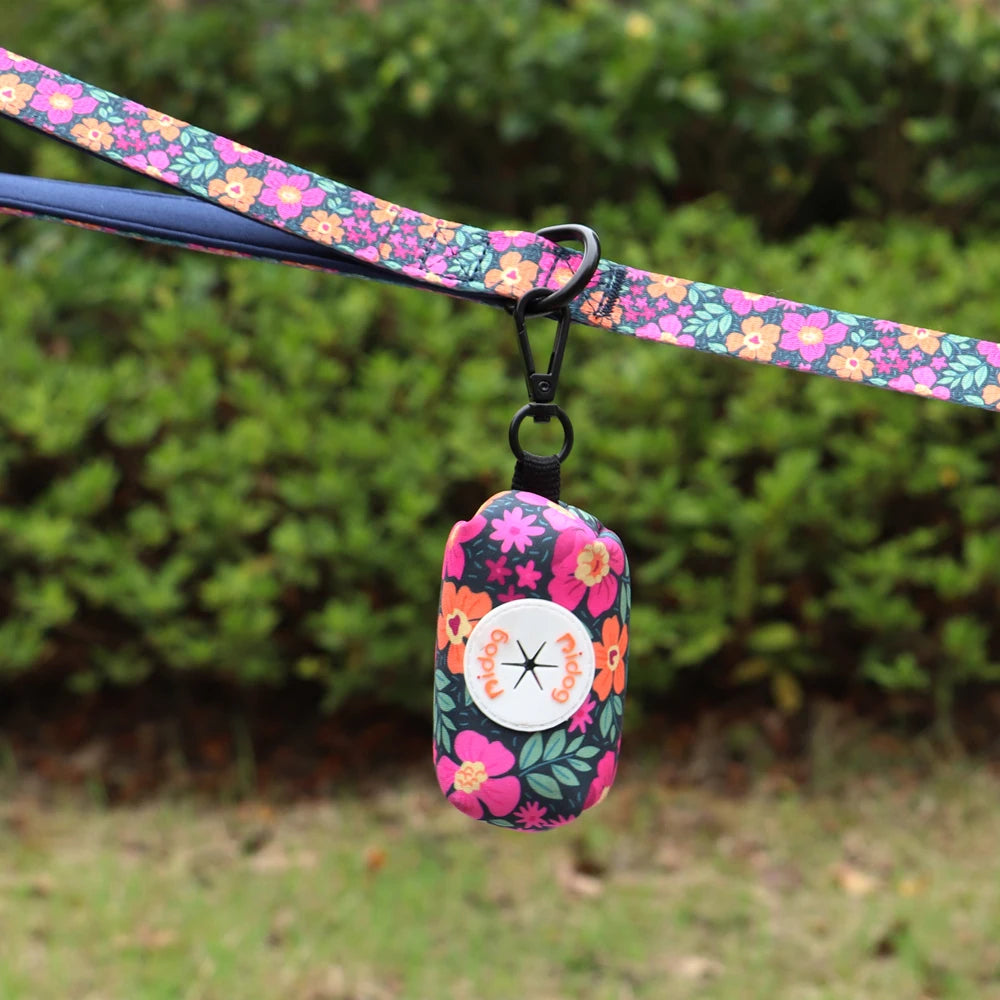 Fresh Spring Printed Dog Poop Bag Holder