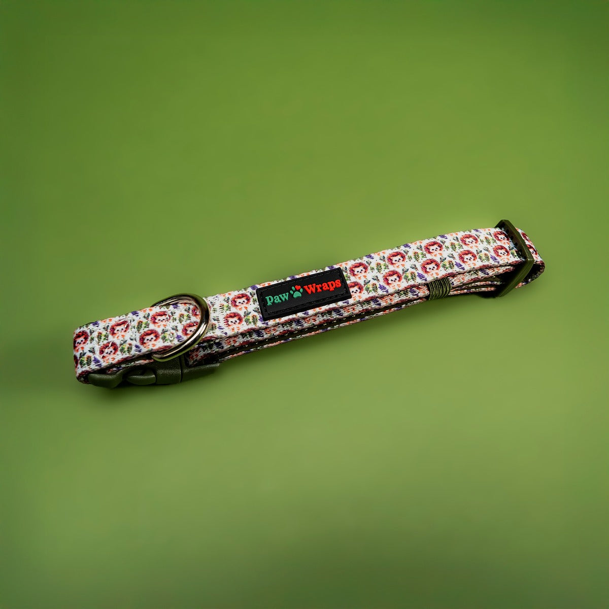 Country Hedgehog Dog Collar