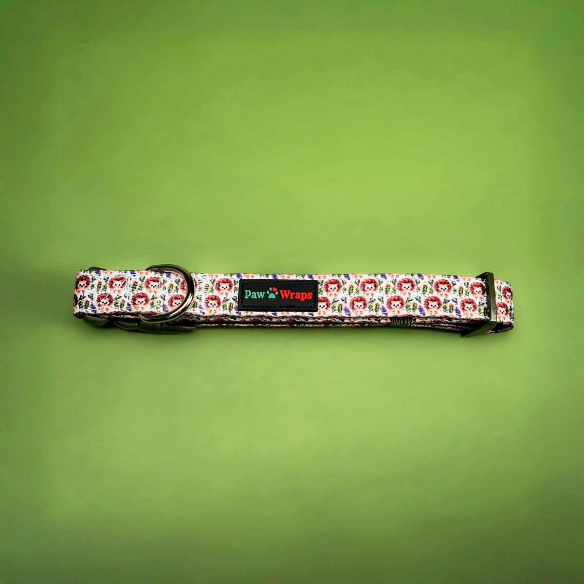 Country Hedgehog Dog Collar