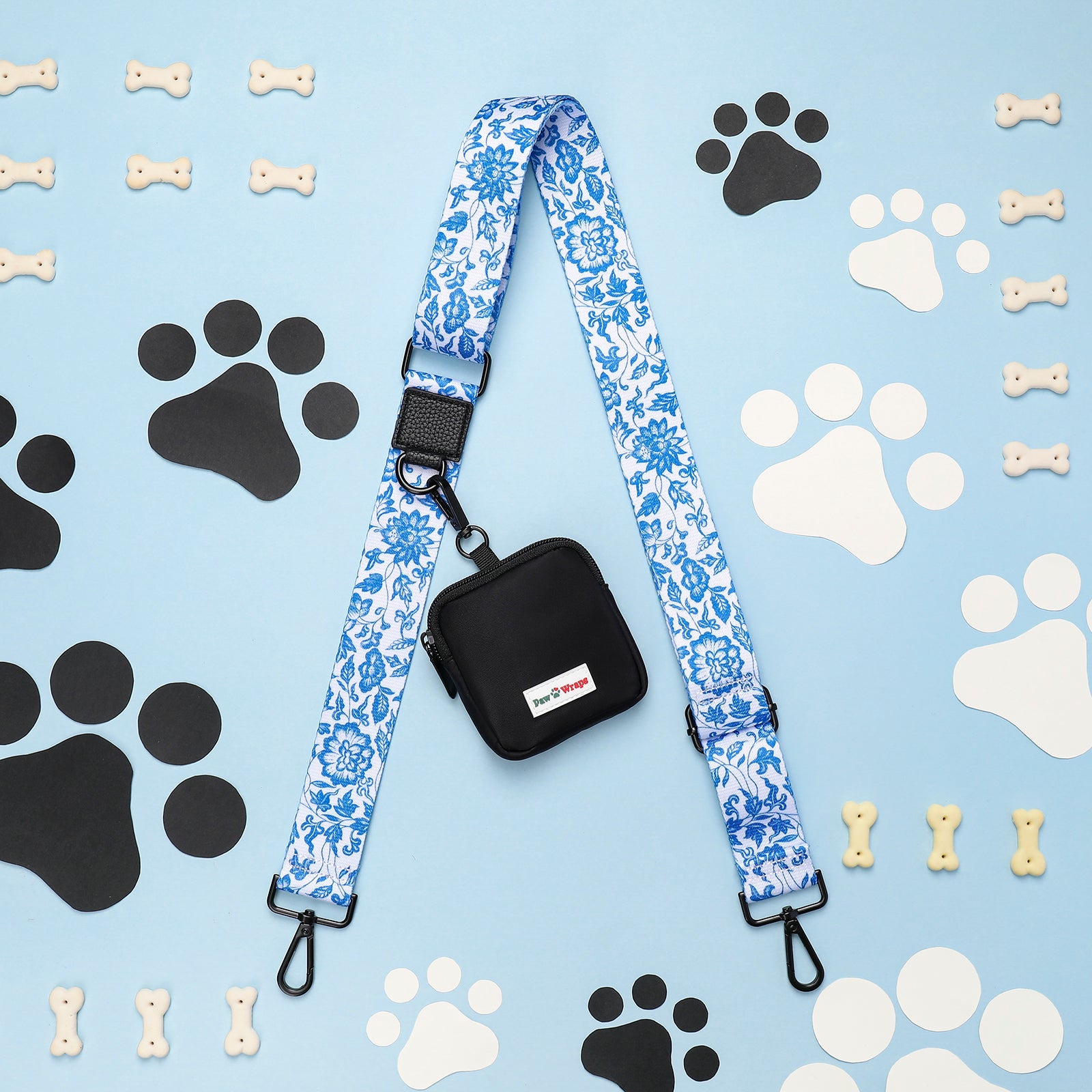 Paw Wraps Dog Treats Pouch Treats pouch with zip