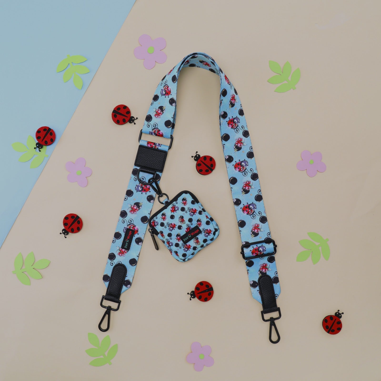 Cosy Winter LadyBird Treats Pouch