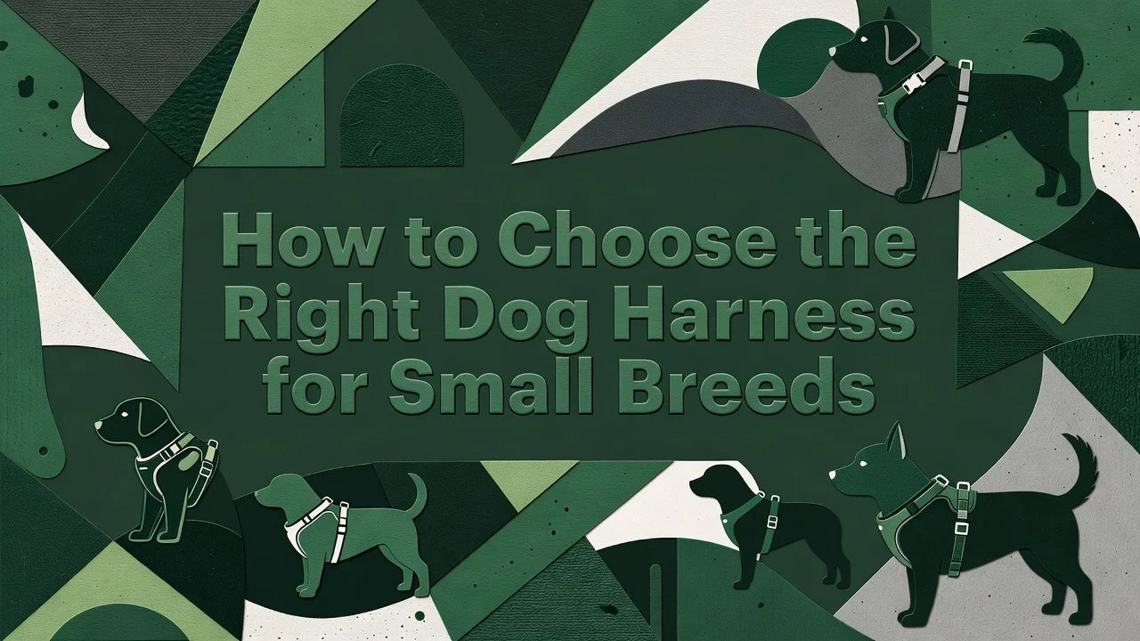 Professional header image for list-based article: How to Choose the Right Dog Harness for Small Breeds