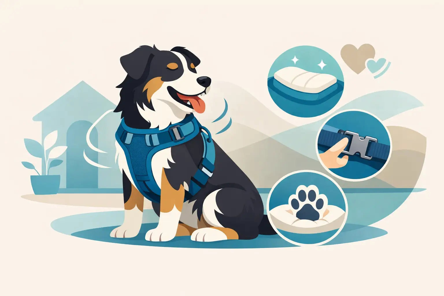 What Makes a Dog Harness Comfortable to Wear?