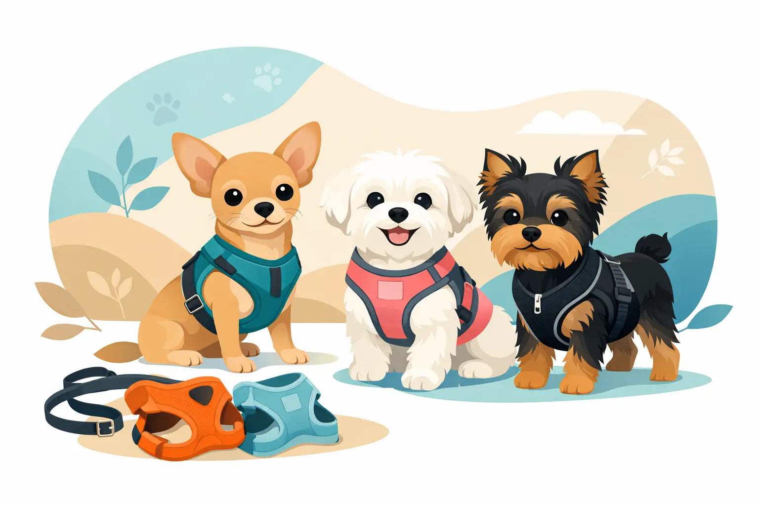 Comfortable Harnesses for Tiny Dogs