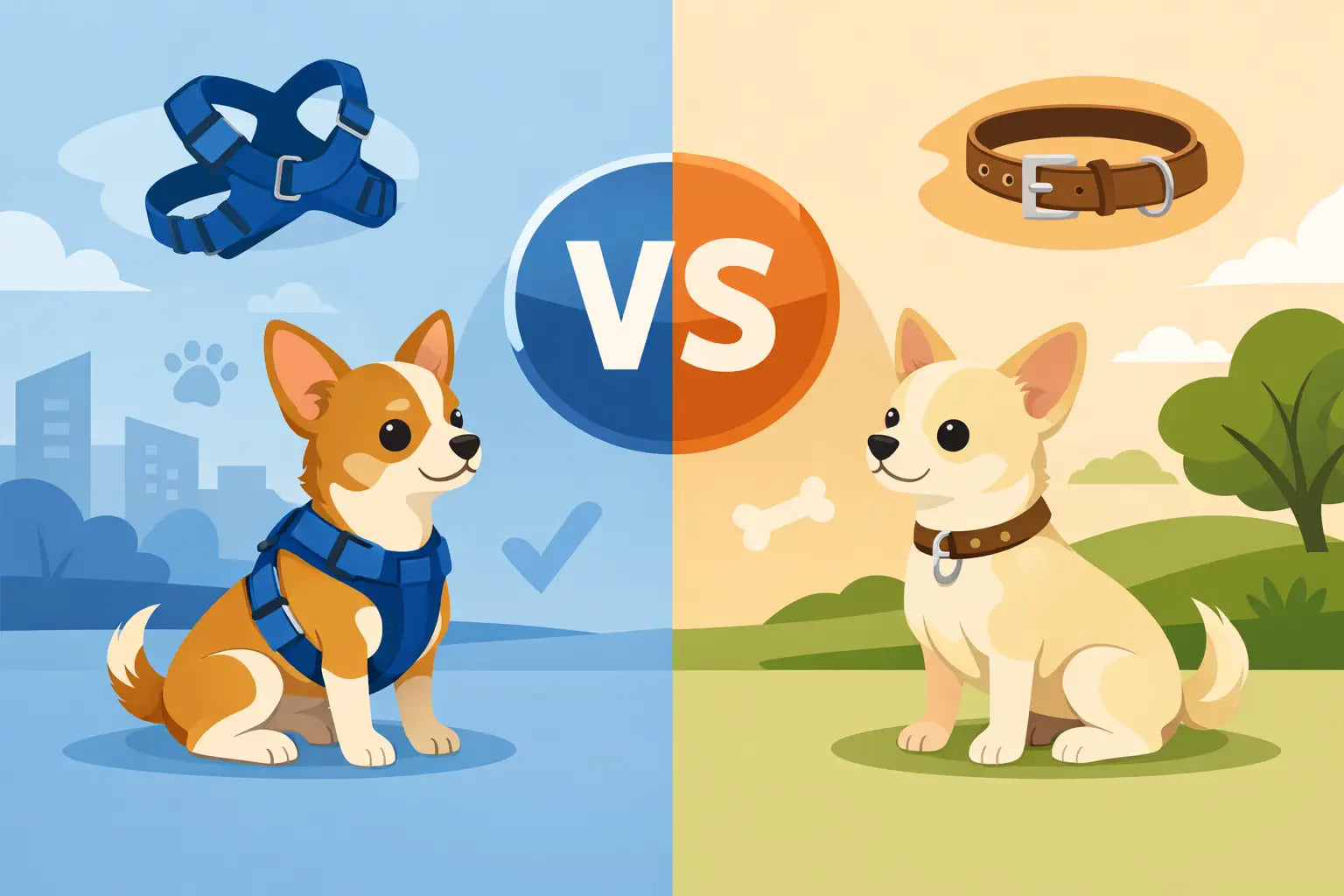 Harness or Collar Comparison for Small Dogs