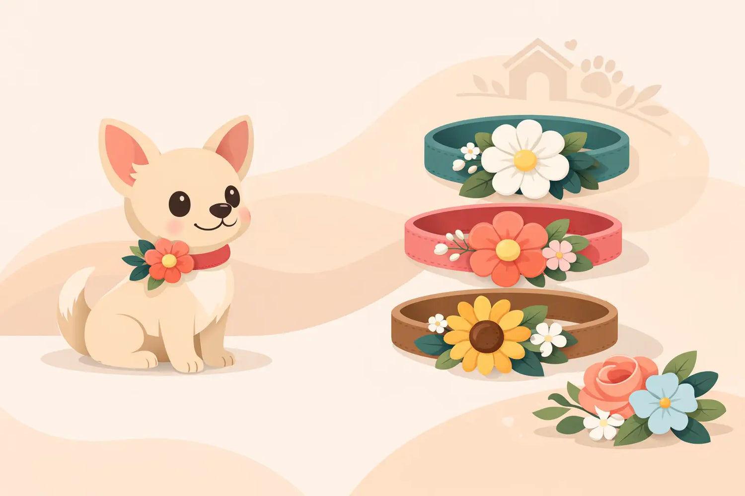Dog Collar Flower Accessory Guide for Small Dogs