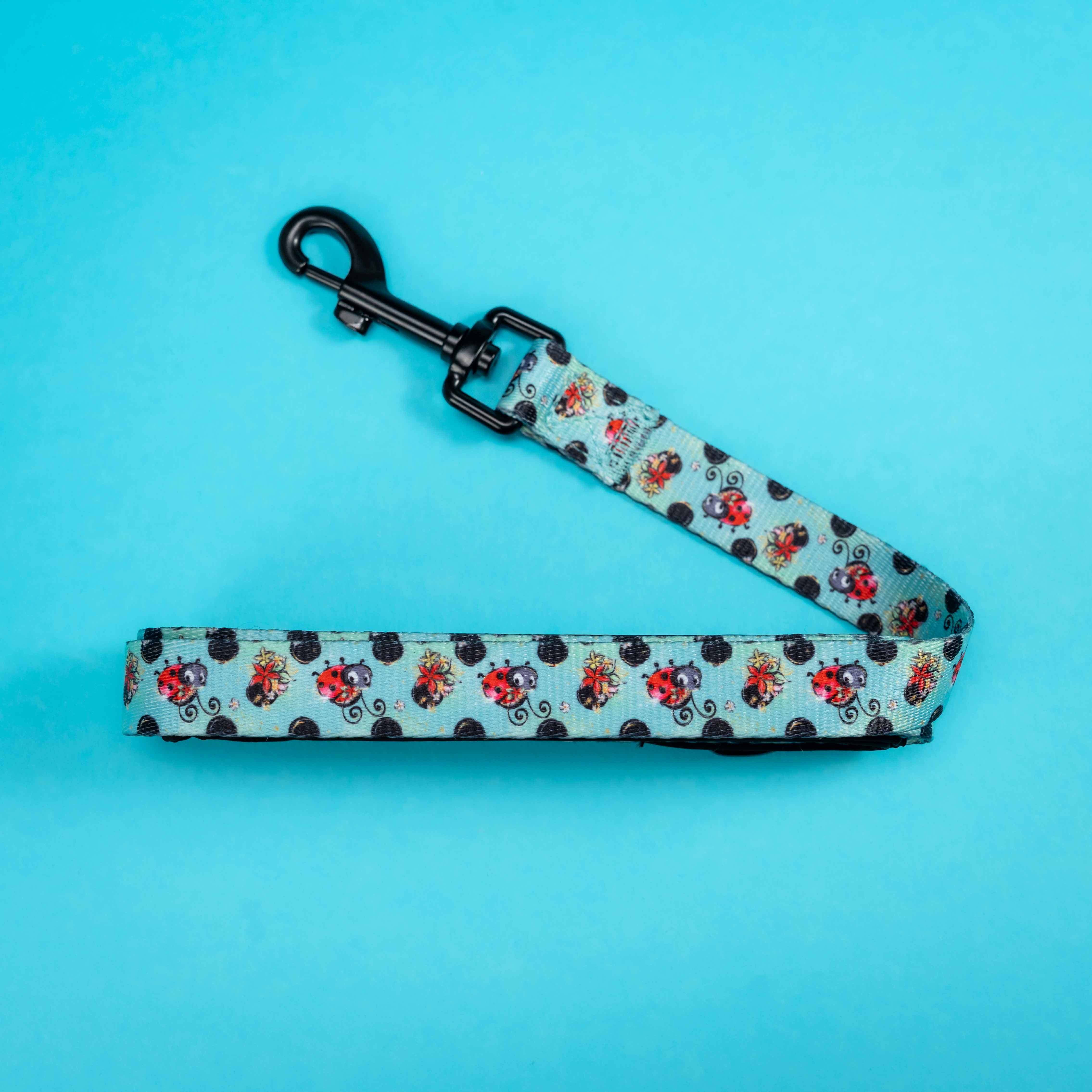 Cosy Winter LadyBird Dog Lead