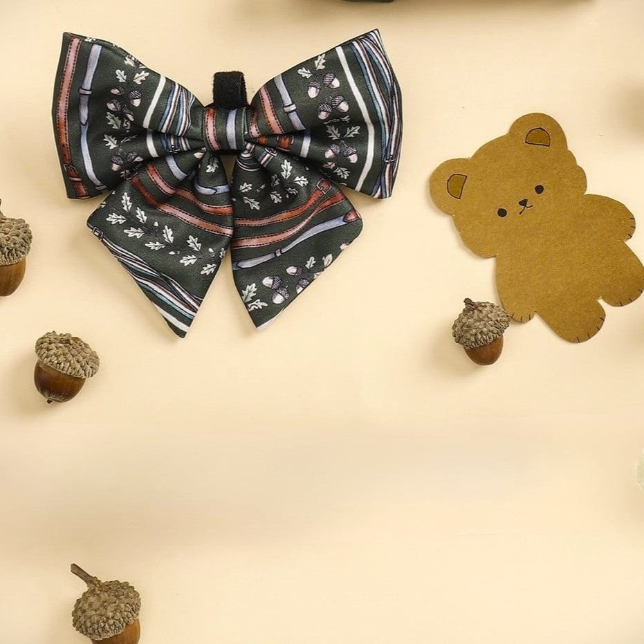 Paw Wraps Dog Sailor Bow Forest Teddy Nutkin Sailor Bow