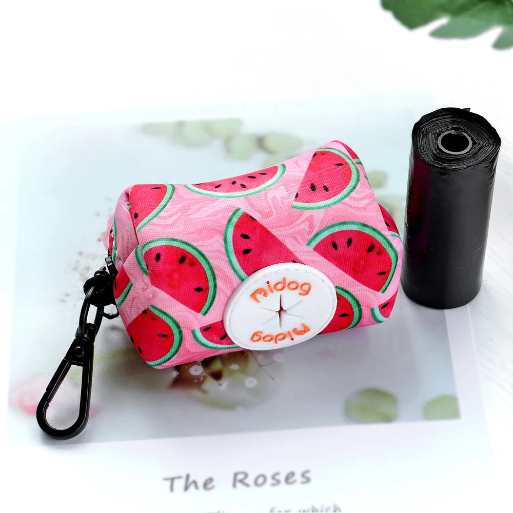 Fresh Spring Printed Dog Poop Bag Holder