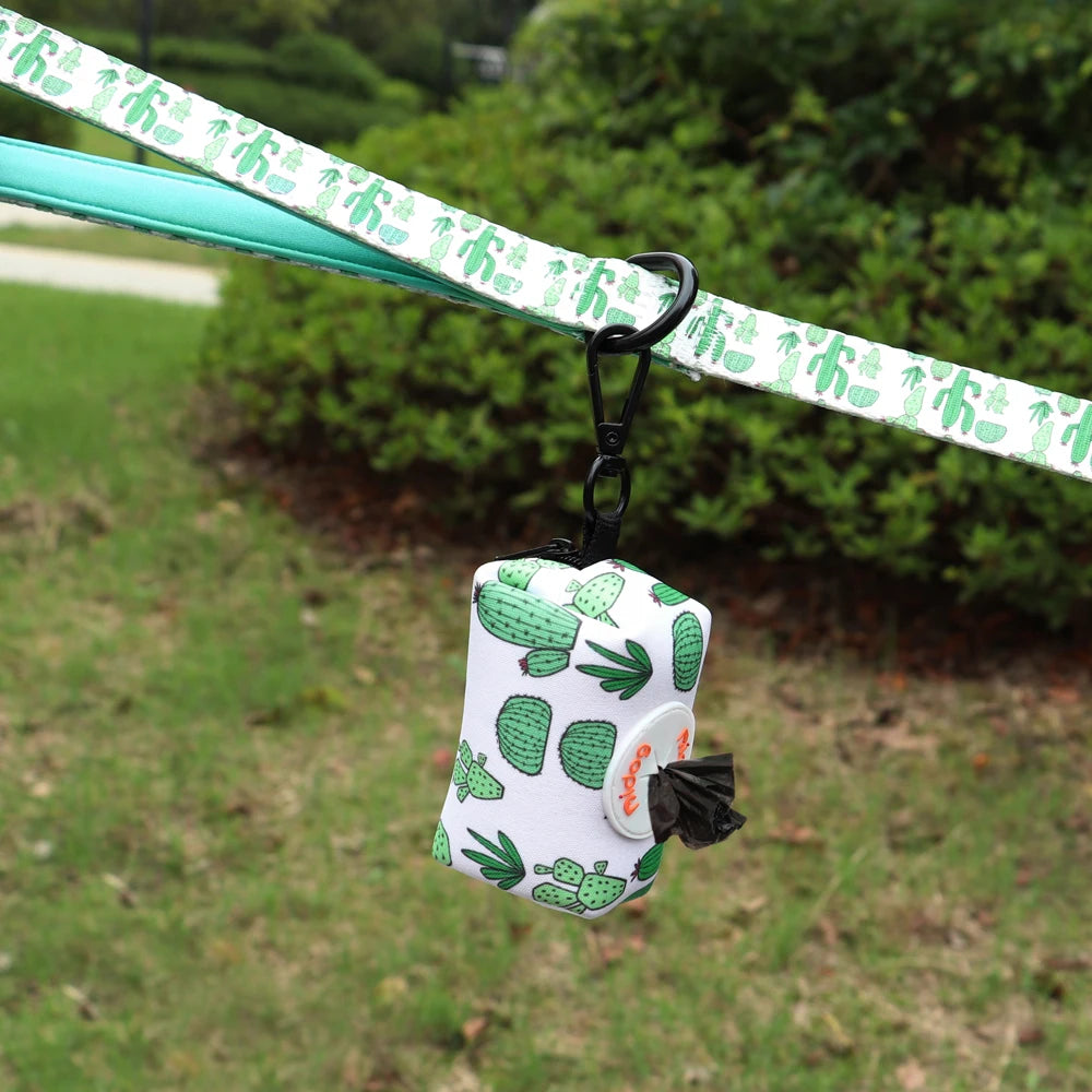 Fresh Spring Printed Dog Poop Bag Holder