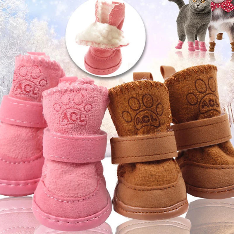 Dog Footwear: Warm cosy boots