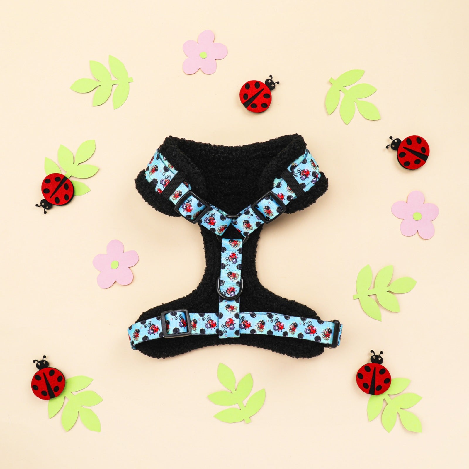 Paw Wraps Dog Harness LadyBird Luxe Cosy No Pull Dog Harness