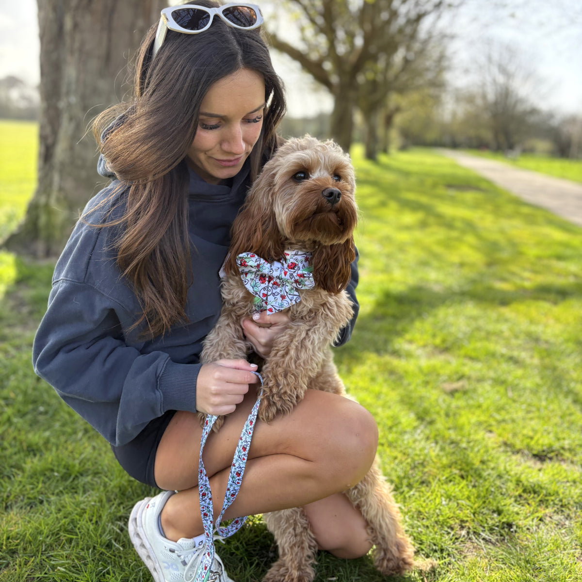 Paw Wraps Dog Lead Lady Bird Love Lead Strength Tested 1m, 50cm Long