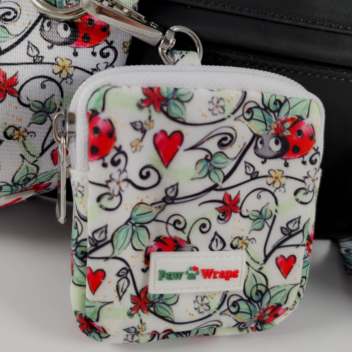 Paw Wraps Dog Treats Pouch Lady Bird Love Treats Pouch